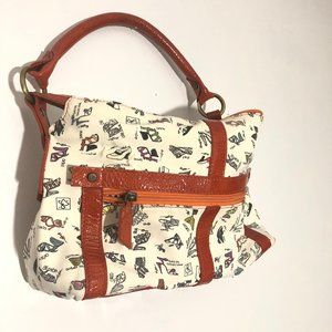 Vintage Donald pliner shoes doodle purse